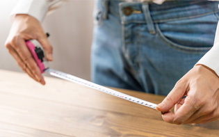 1.サイズを測定