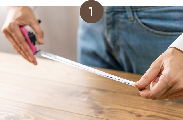 仏壇のサイズを測定